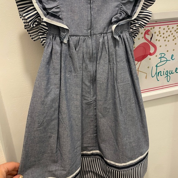NWT BONNIE JEAN DENIM DRESS - Picture 4 of 4